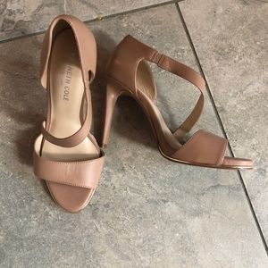Ladies' beige heels